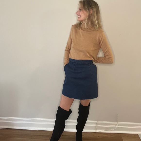 vintage jean skirt - Picture 2 of 12
